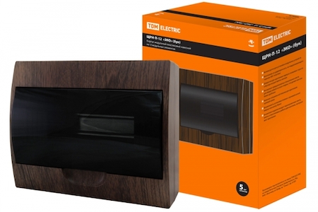 TDM ELECTRIC SQ0901-0023 Бокс ЩРН-П-12 модулей навесной пластик IP41 "Эко" (бук) TDM